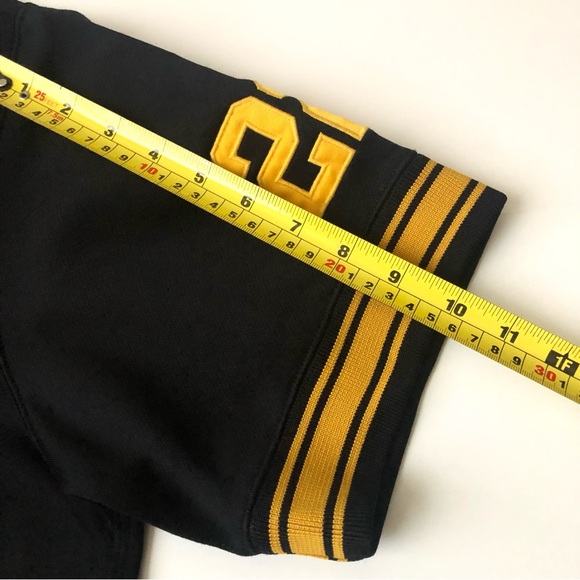 Vintage Ralph Lauren Polo Sport Men’s Varsity Basketball Warmup Black & Yellow - Picture 14 of 16